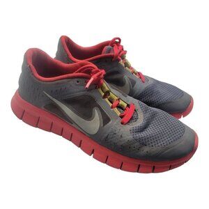 Nike Shoes Youth Size 6 Red Free Run 3 512165-003 Running Sneakers